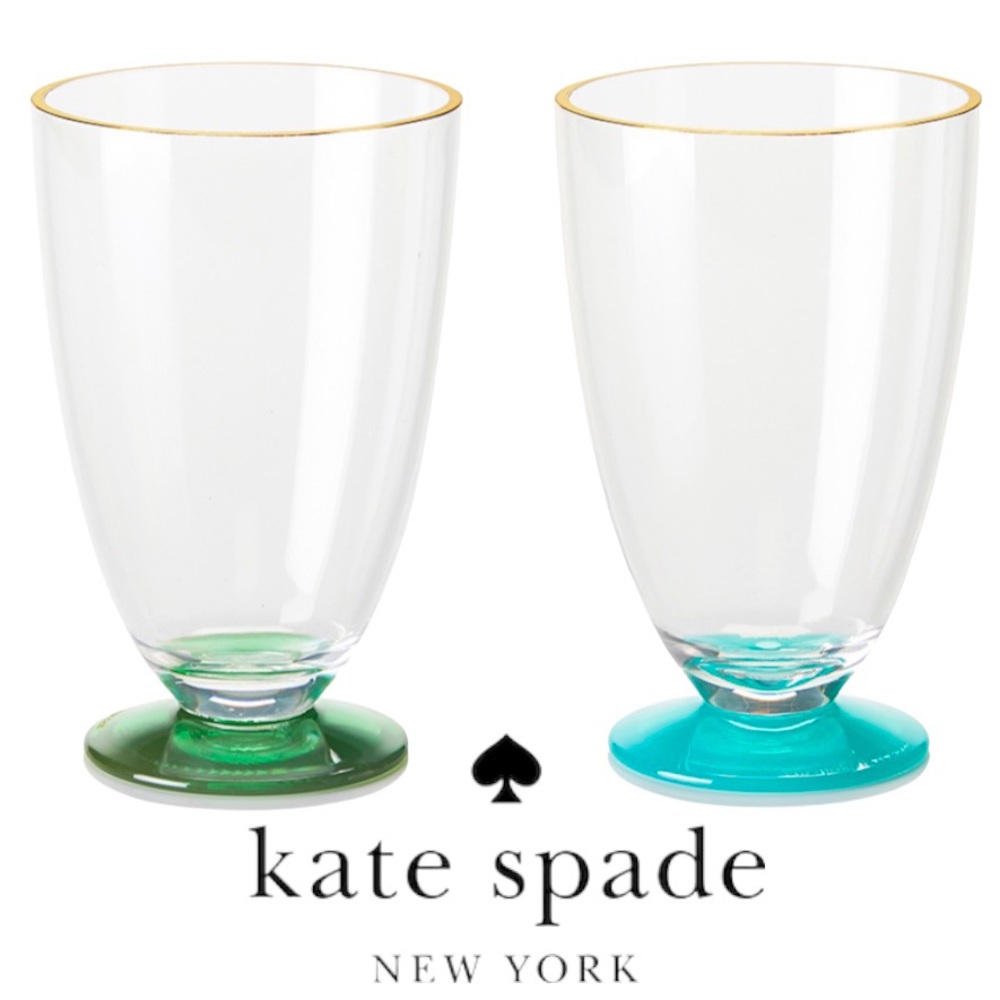 NWT Kate Spade Salut! Acrylic Glasses